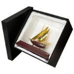 UAE-Golden-Dhow-Memento-in-Wooden-Base-03