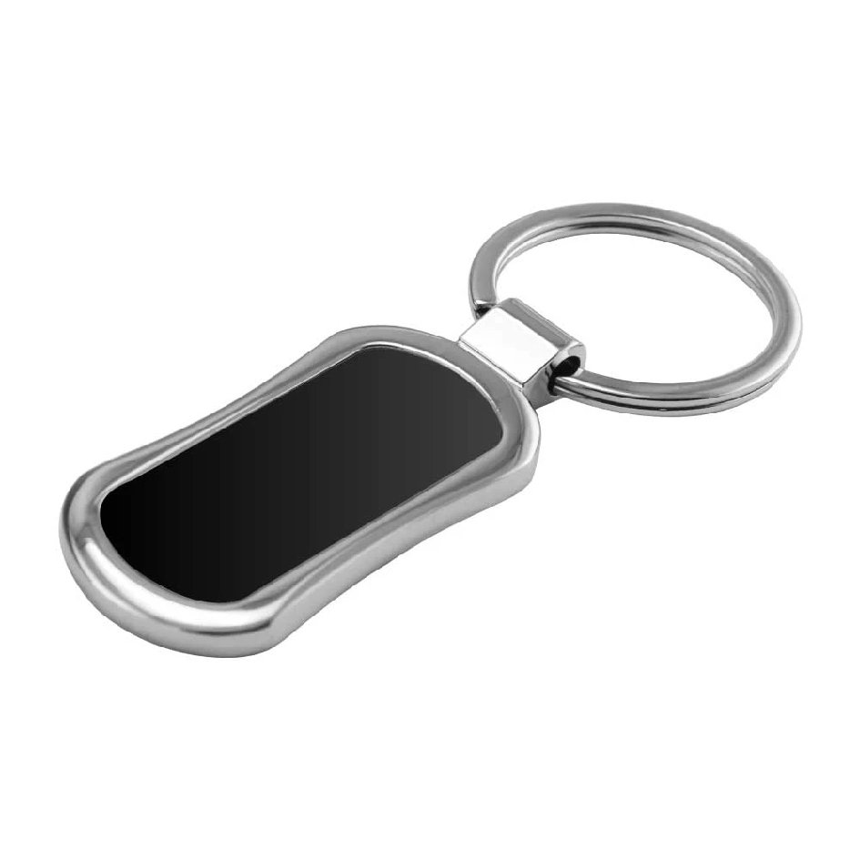 Black Plated Metal Key Chain-01