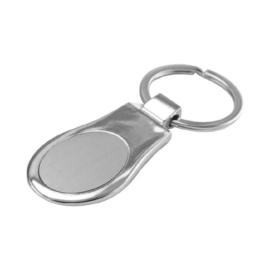 Oval Shaped Metal Keychains-01